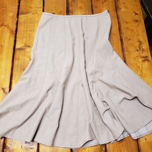 Sharagano Tan Mid lenght Skirt